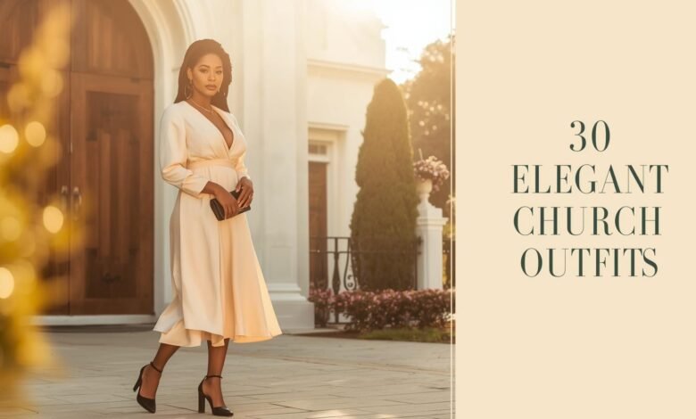 30 Elegant Church Outfit Ideas That Will Make You Look Classy