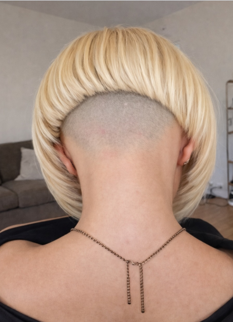 Medium Bob with Undercut
