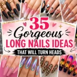 35 long nails design ideas