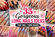 35 long nails design ideas