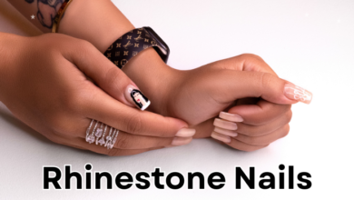 Rhinestone Nails
