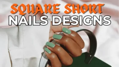 Square Short Nails Designs