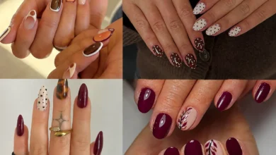 Almond Fall Nails