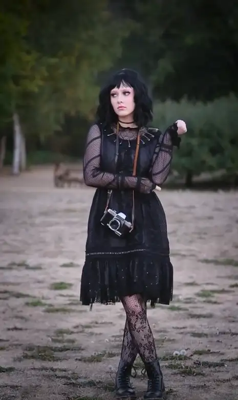 Beetlejuice-Inspired Girl