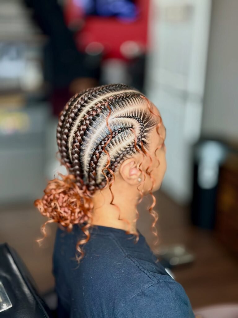 Braided Low Chignon