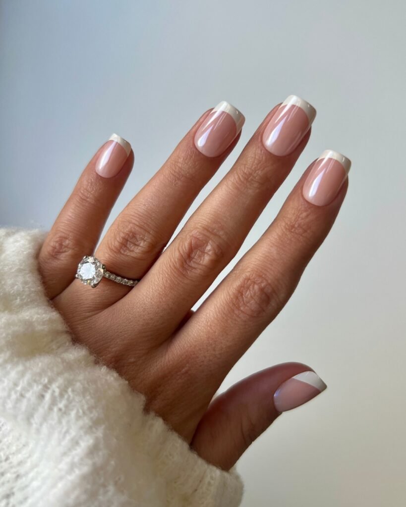 Burnt Sienna French Nails