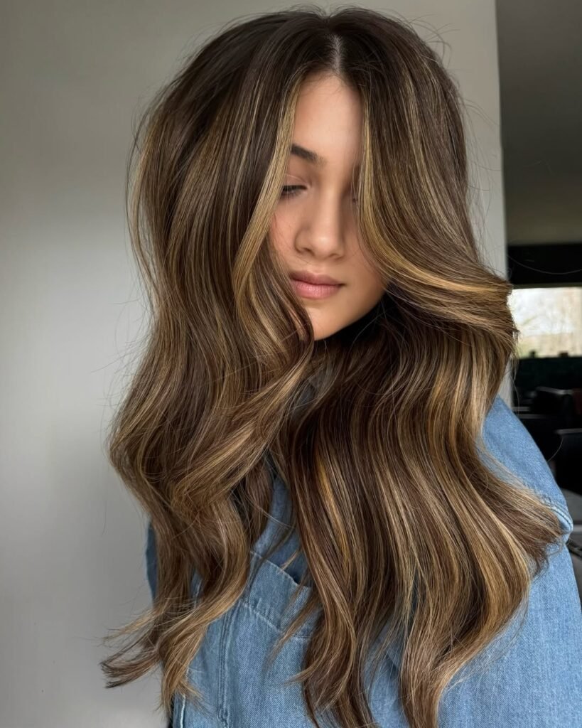 Caramel Face-Frame Flicks