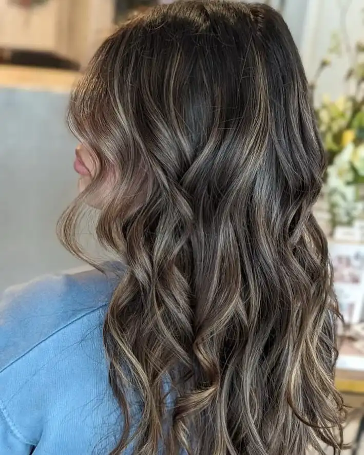 Caramel Ribbon Long Waves