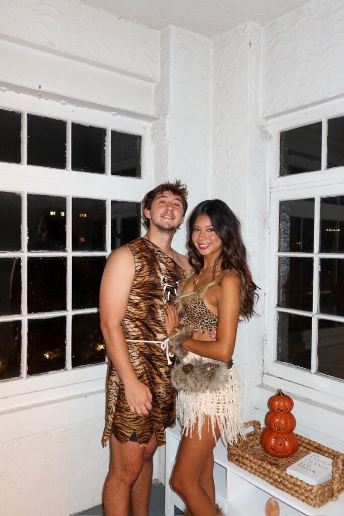 Caveman and Cavewoman Costume