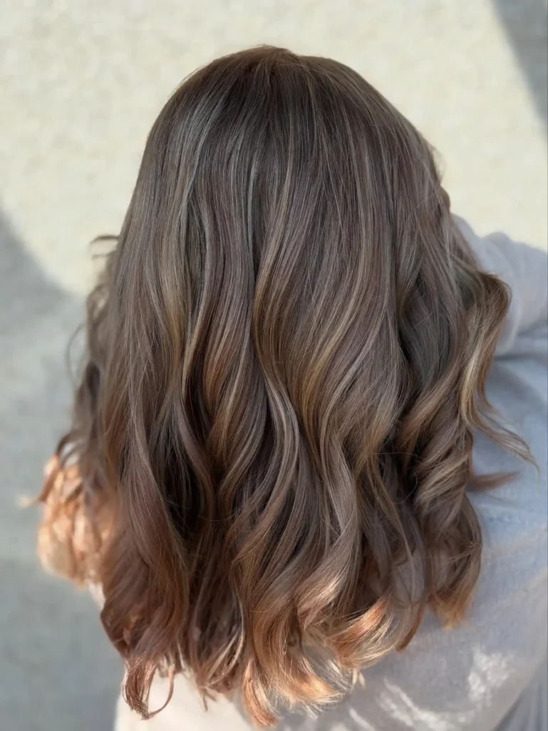 Cinnamon Ribbon Hair Layers