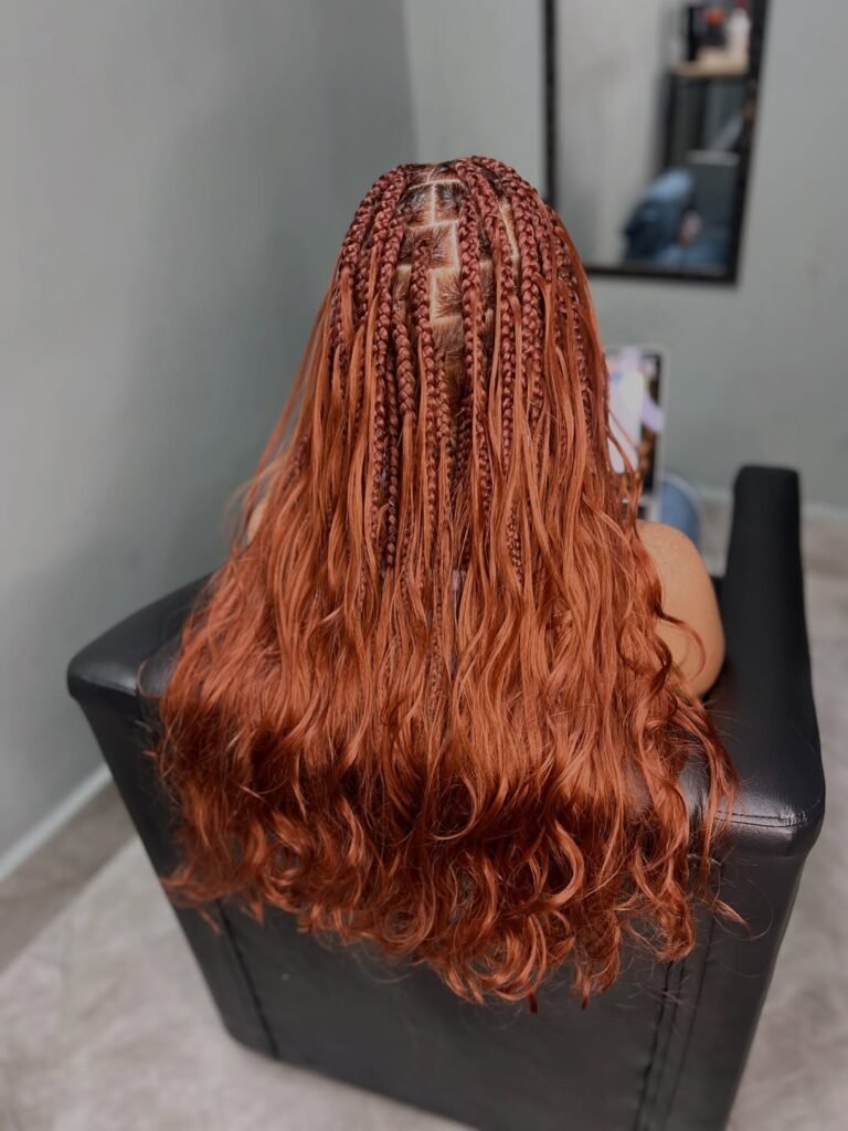 Copper Goddess Braids