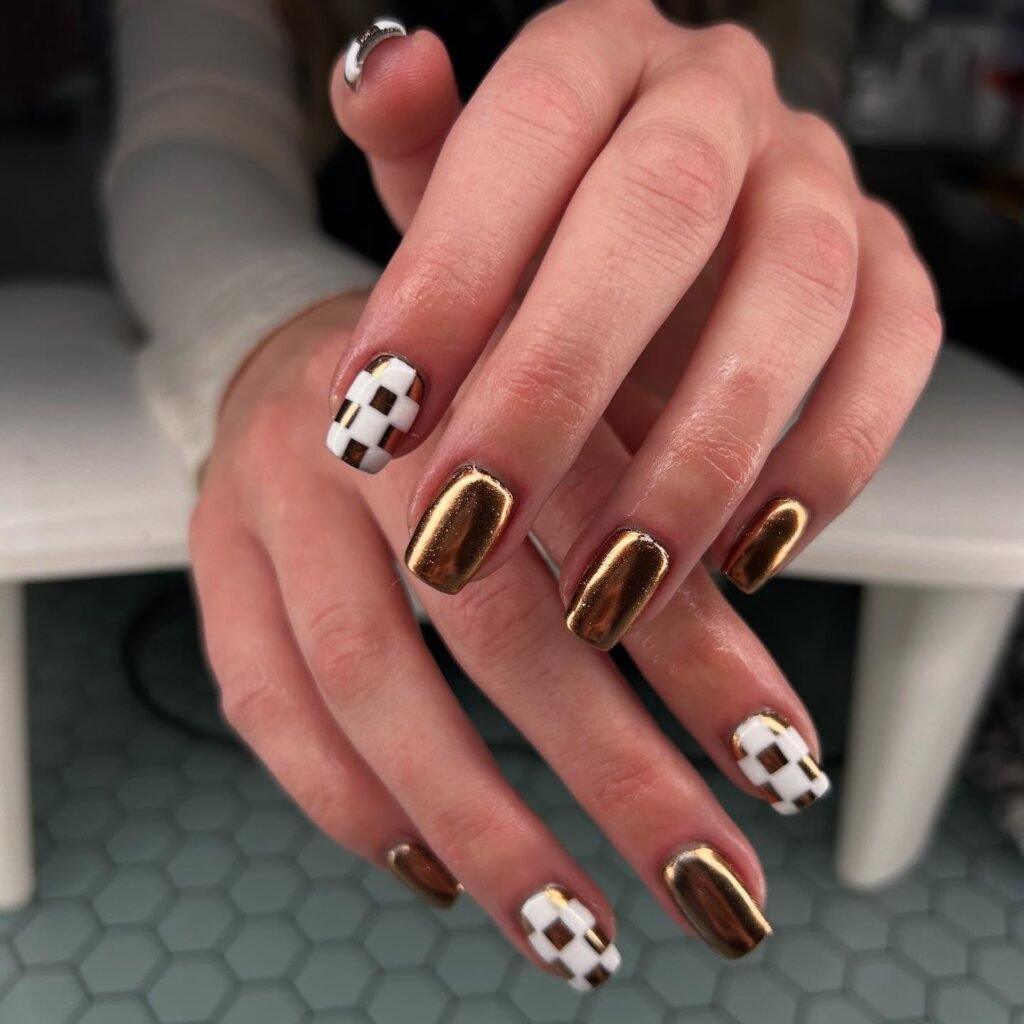 Copper Sweater Cable Nails