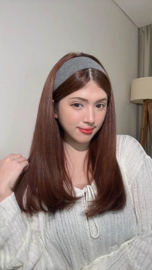 Cozy Knit Headband Hairstyle