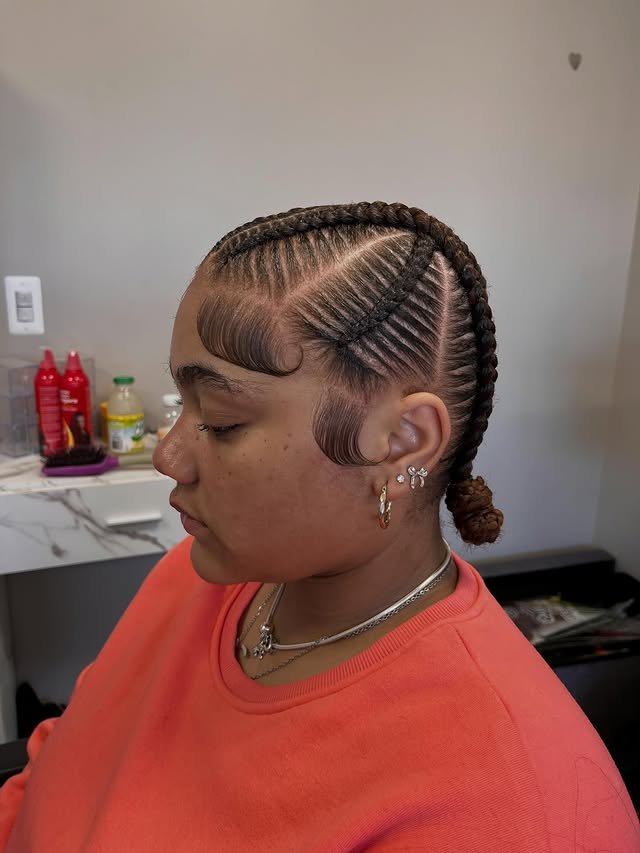Crisscross Cornrows