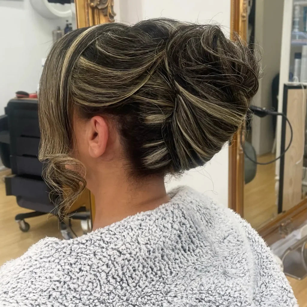 Elegant Folded Low Chignon