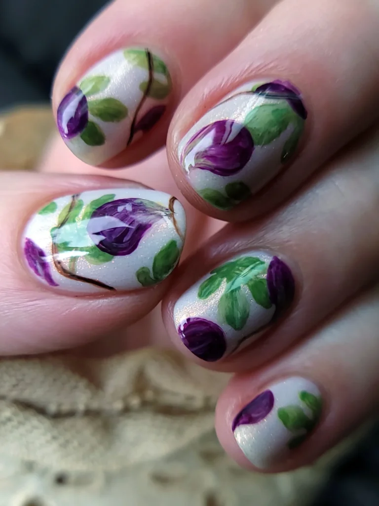 Fig Leaf Nail Art