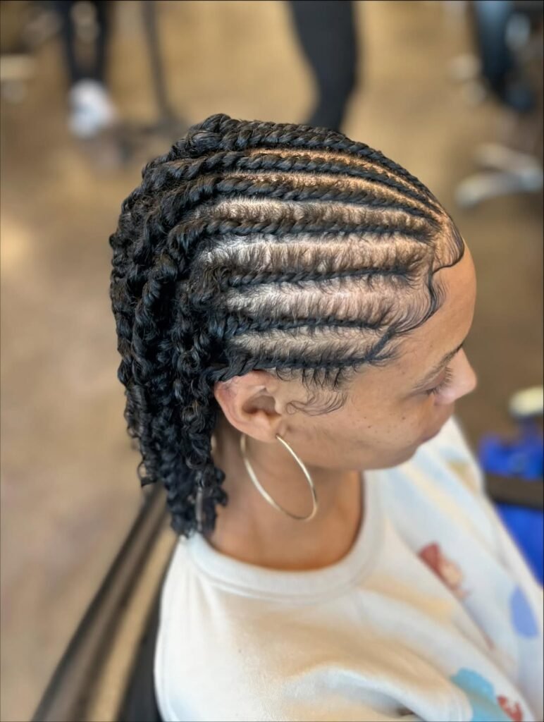 Flat-Twist Pigtails