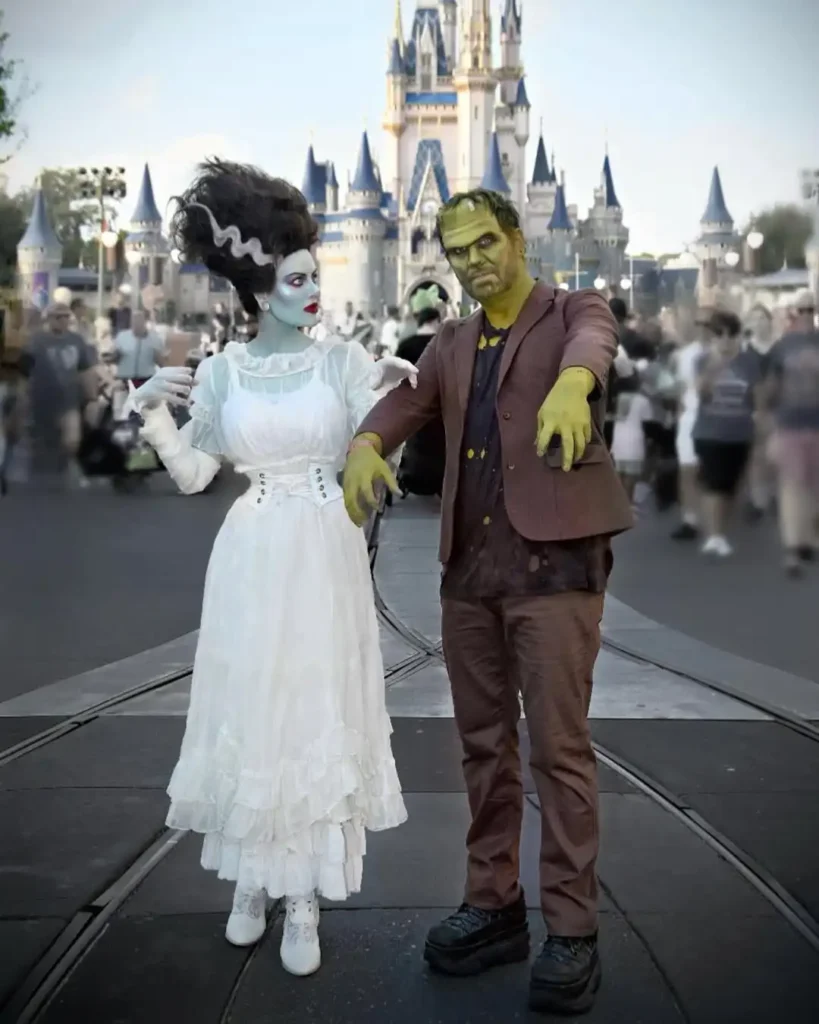 Frankenstein and Bride of Frankenstein Halloween Costume