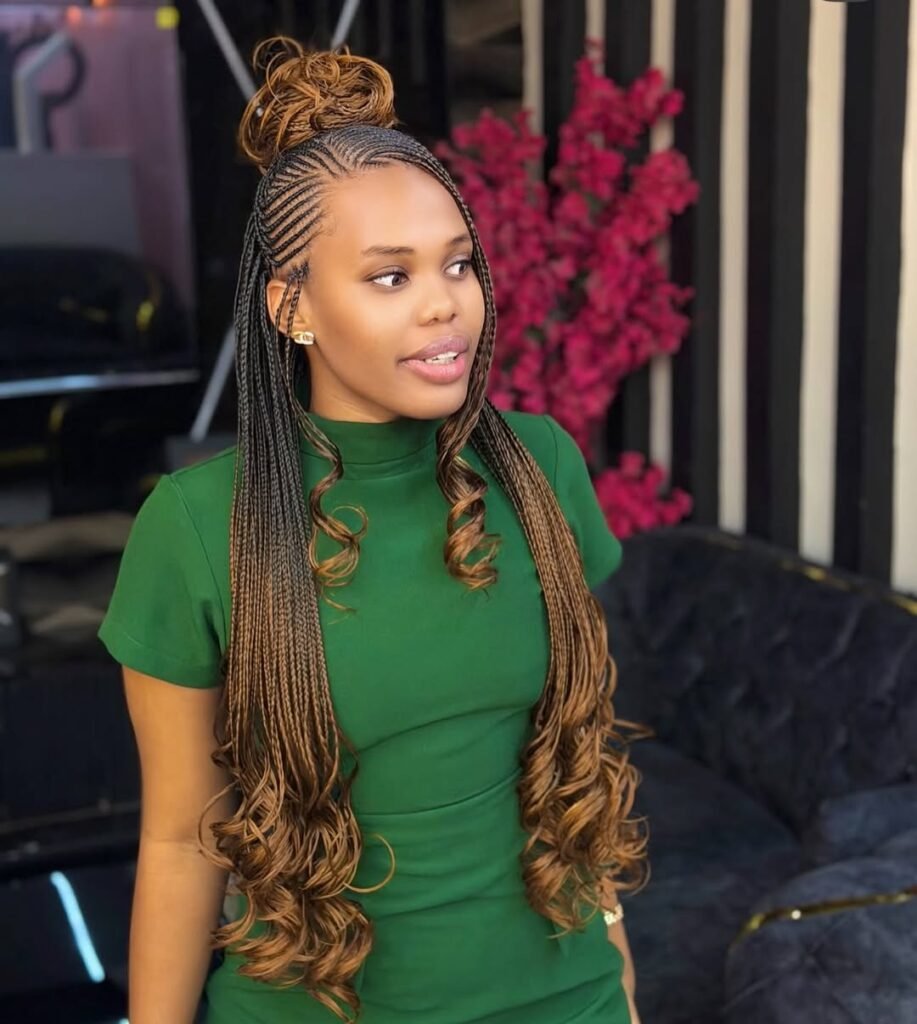 Fulani Braided Bun