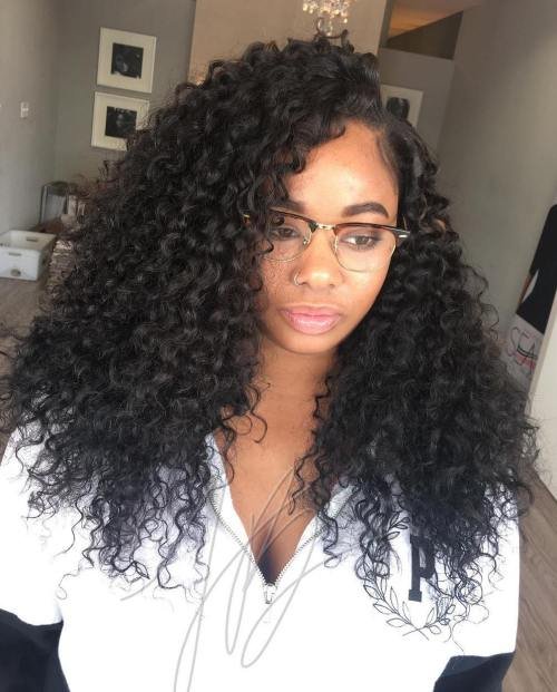 Full Curly Sew-In