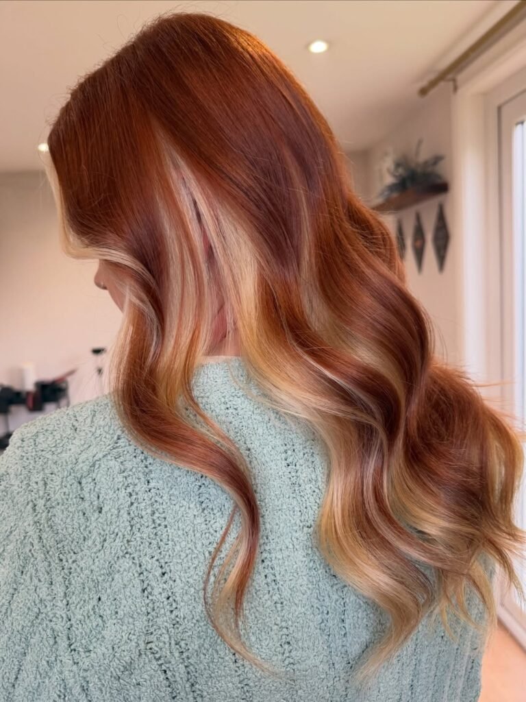 Gold & Copper Balayage