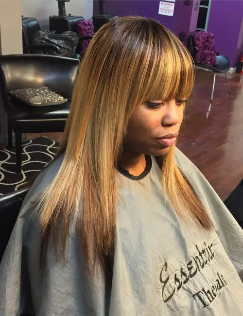 Golden Highlights Weave