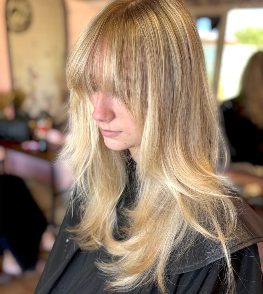 Golden-Tipped Choppy Layers