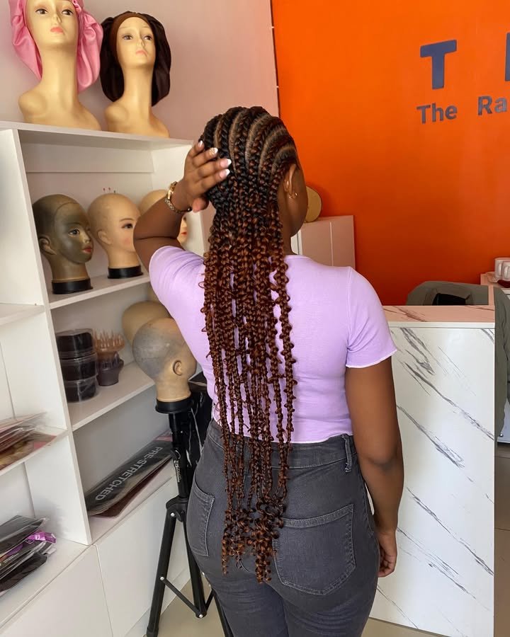Jumbo Cornrow Bun