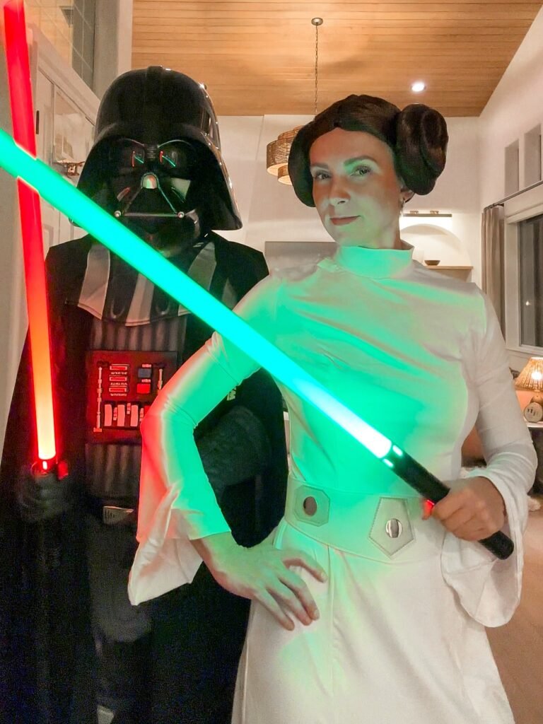 Leia and Darth Vader