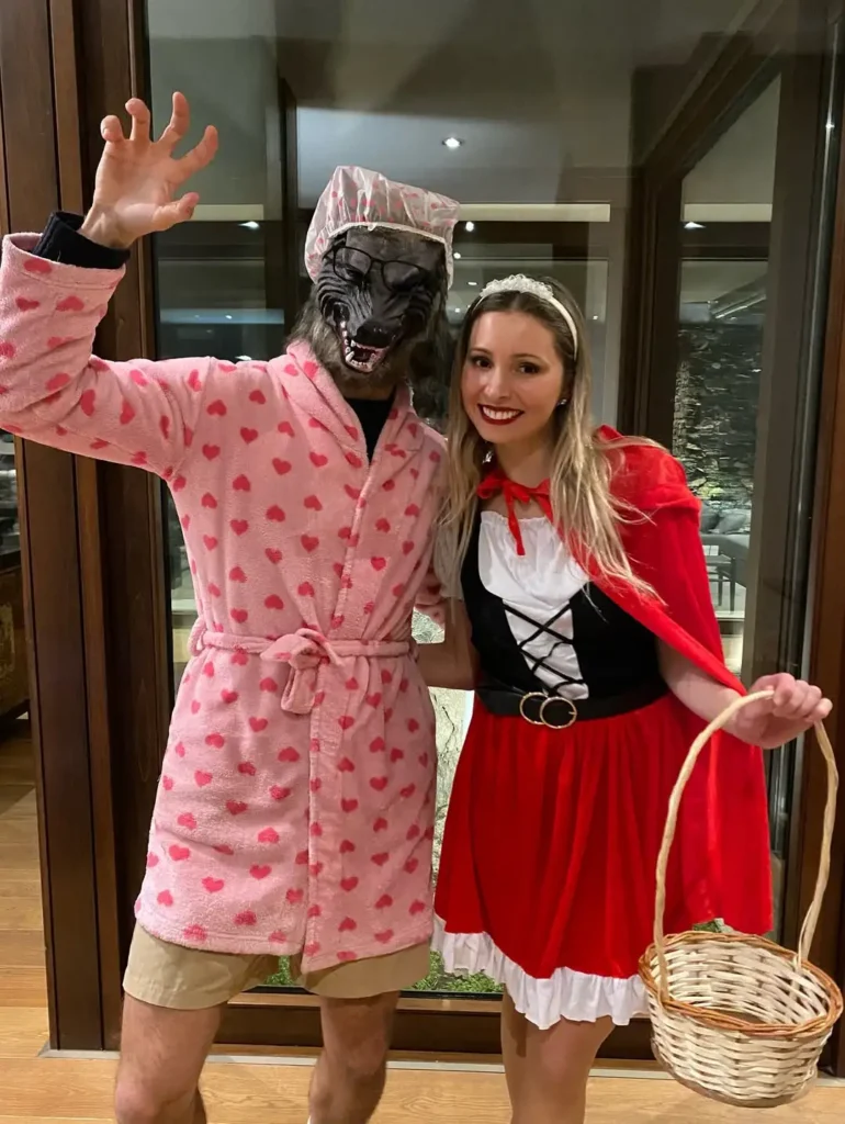  Little Red Riding Hood and Werewolf Costume