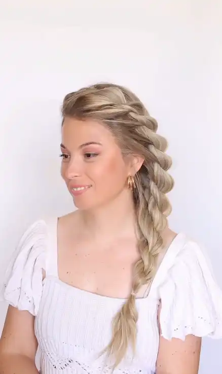 Loose Rope Twist Hairstyle