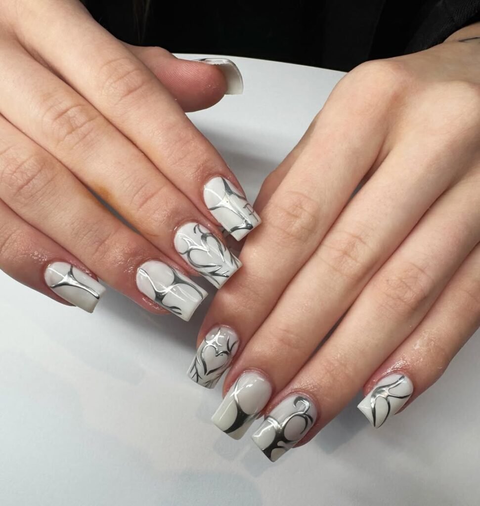 Metallic Pewter Accents