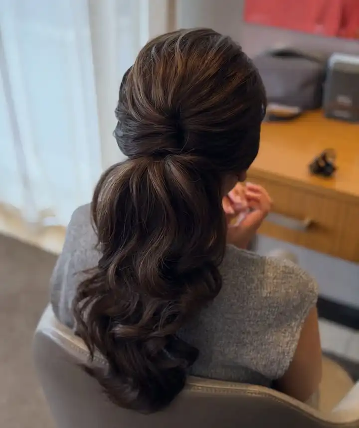 Modern Wrapped Ponytail