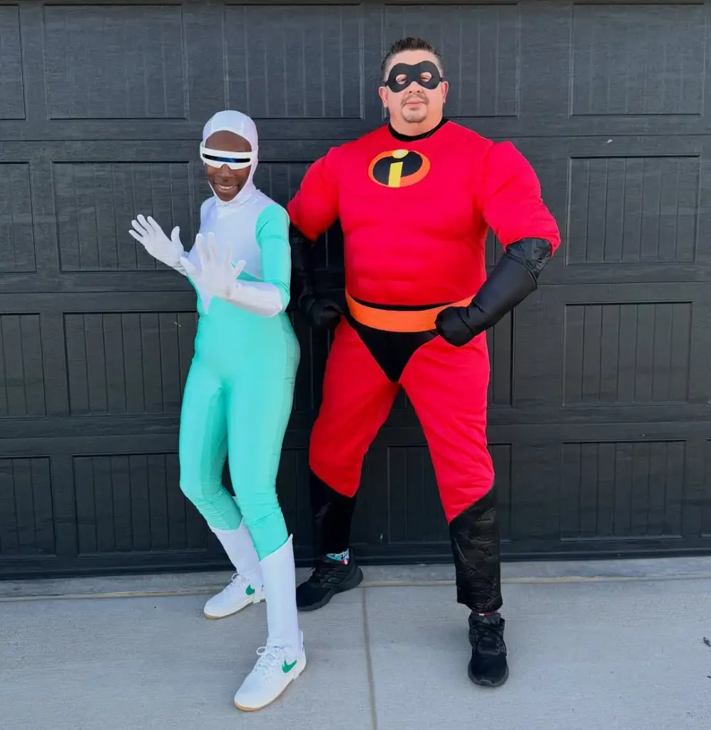 Mr. Incredible and Elastigirl