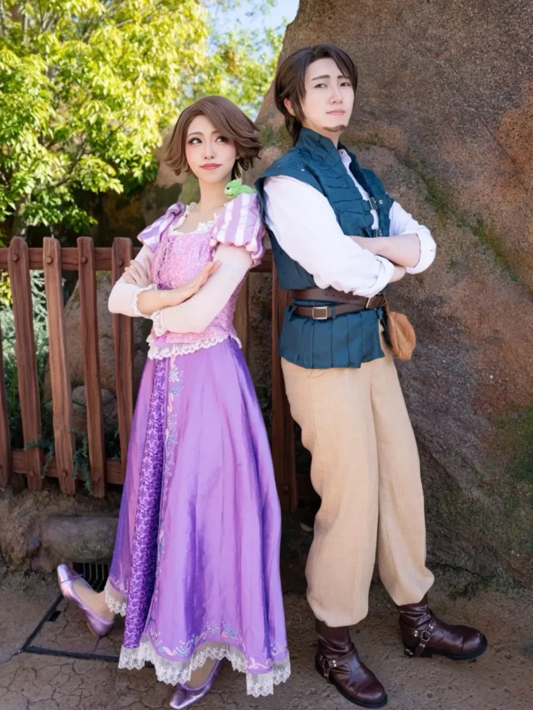 Rapunzel and Flynn Rider
