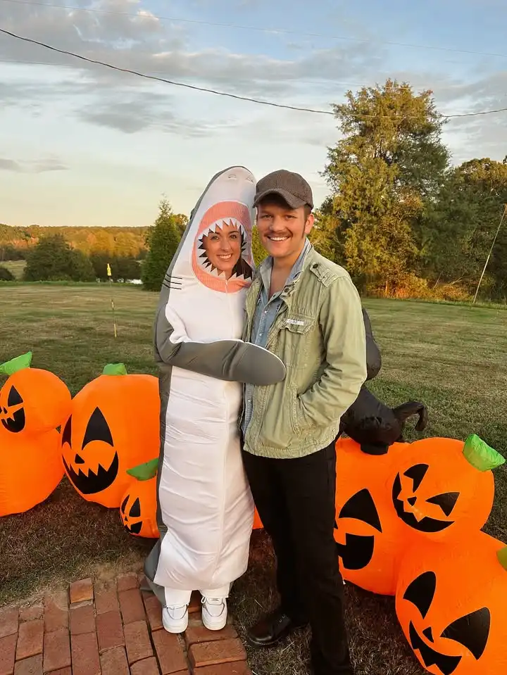 Shark and Fisherman Halloween Costume