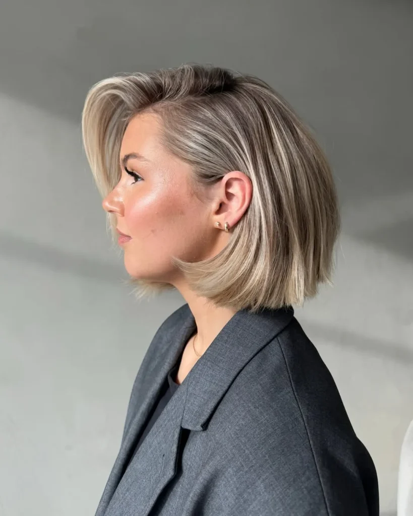 Sleek Tucked-Behind-Ear Style