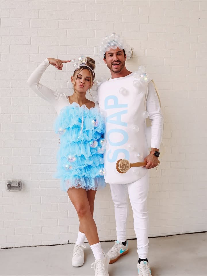 Soap and Loofah Halloween Costume