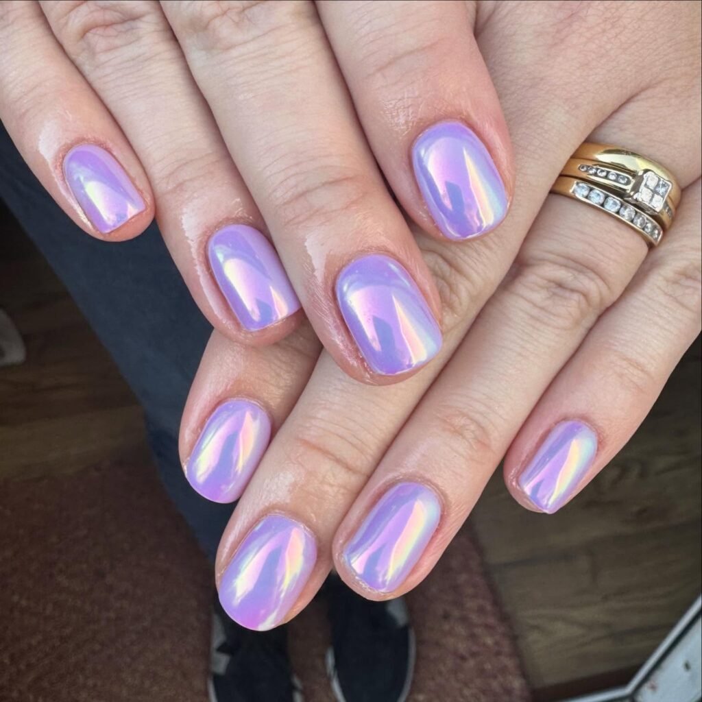 Soft Lilac Chrome Finish