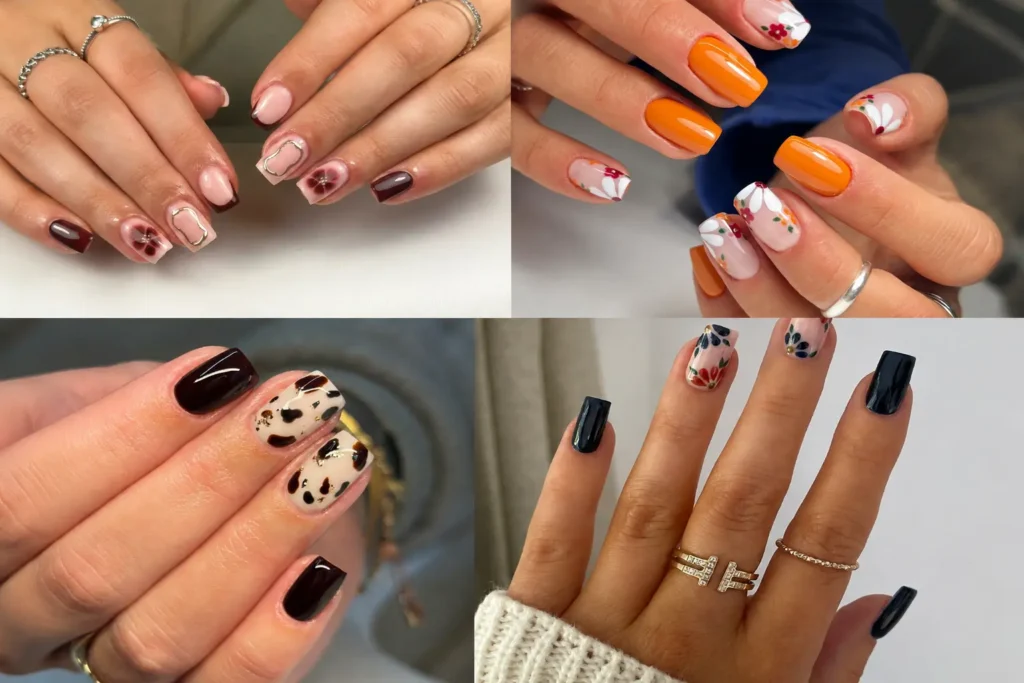 Square Fall Nails