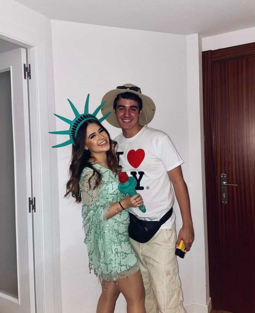 Statue of Liberty and NYC Tourist