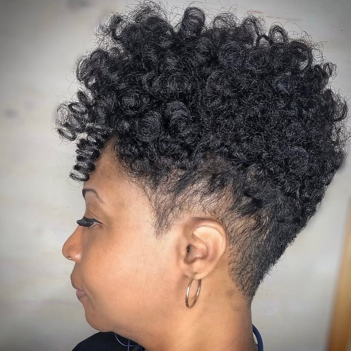 Tapered Afro Curls