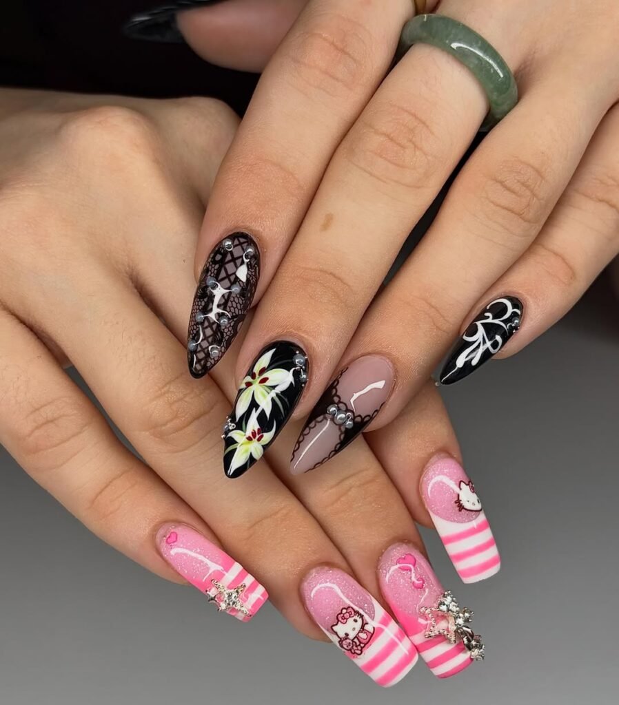 Terracotta Yin-Yang Nails