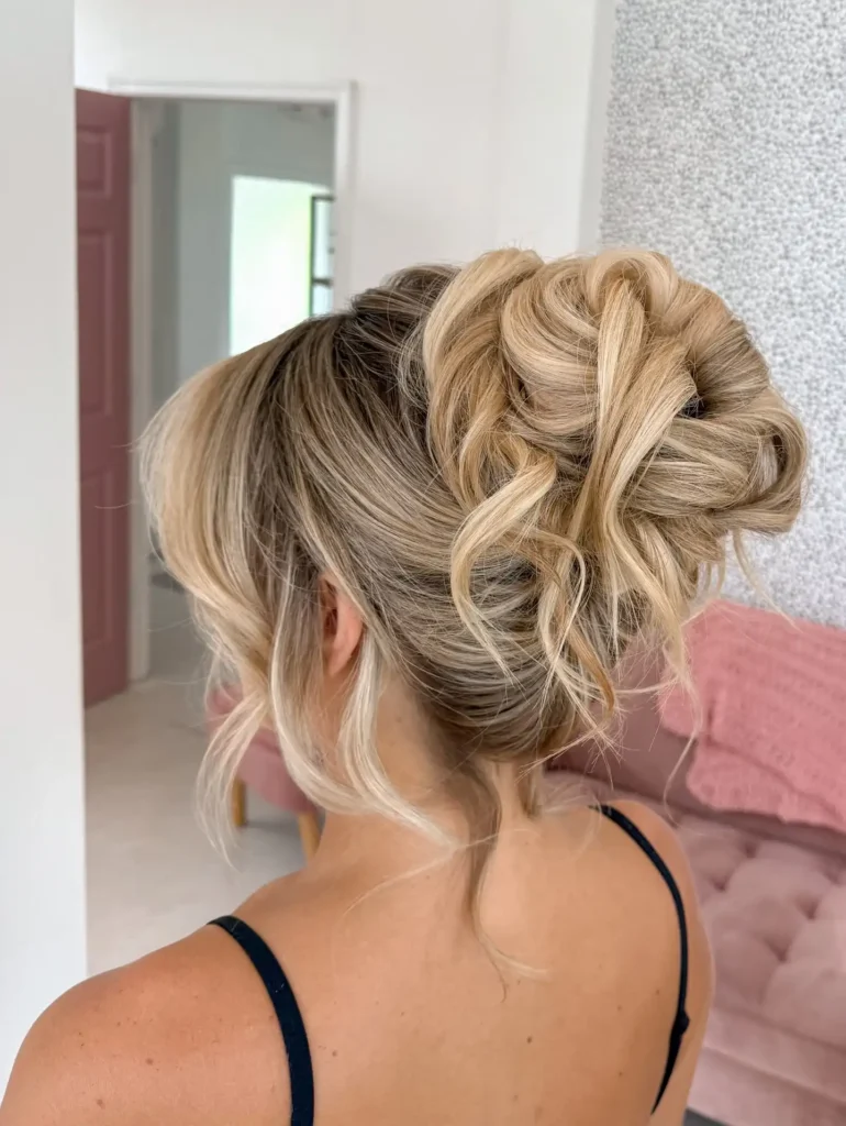 Textured Velvet Bun