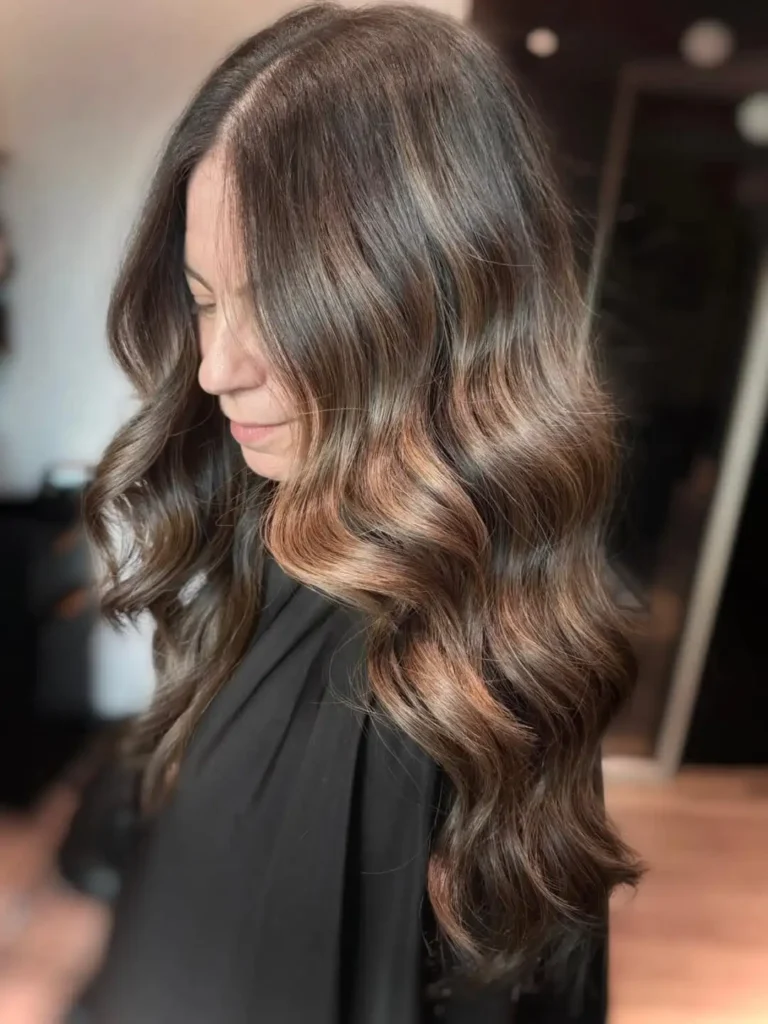 Toffee Highlighted Side Waves