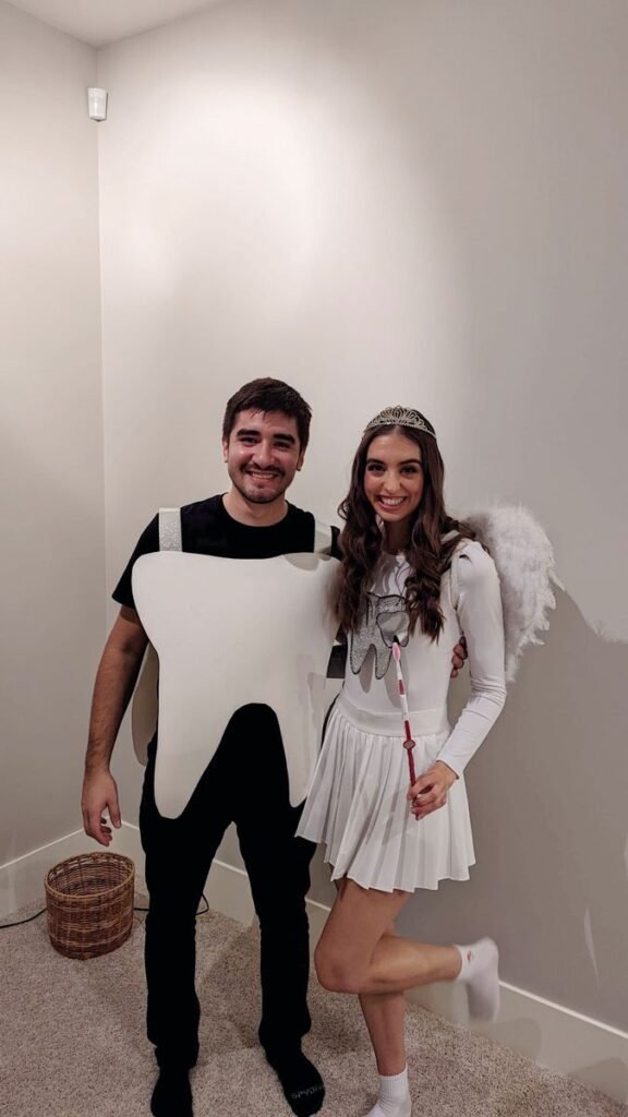 Tooth Fairy and Tooth Halloween Costume