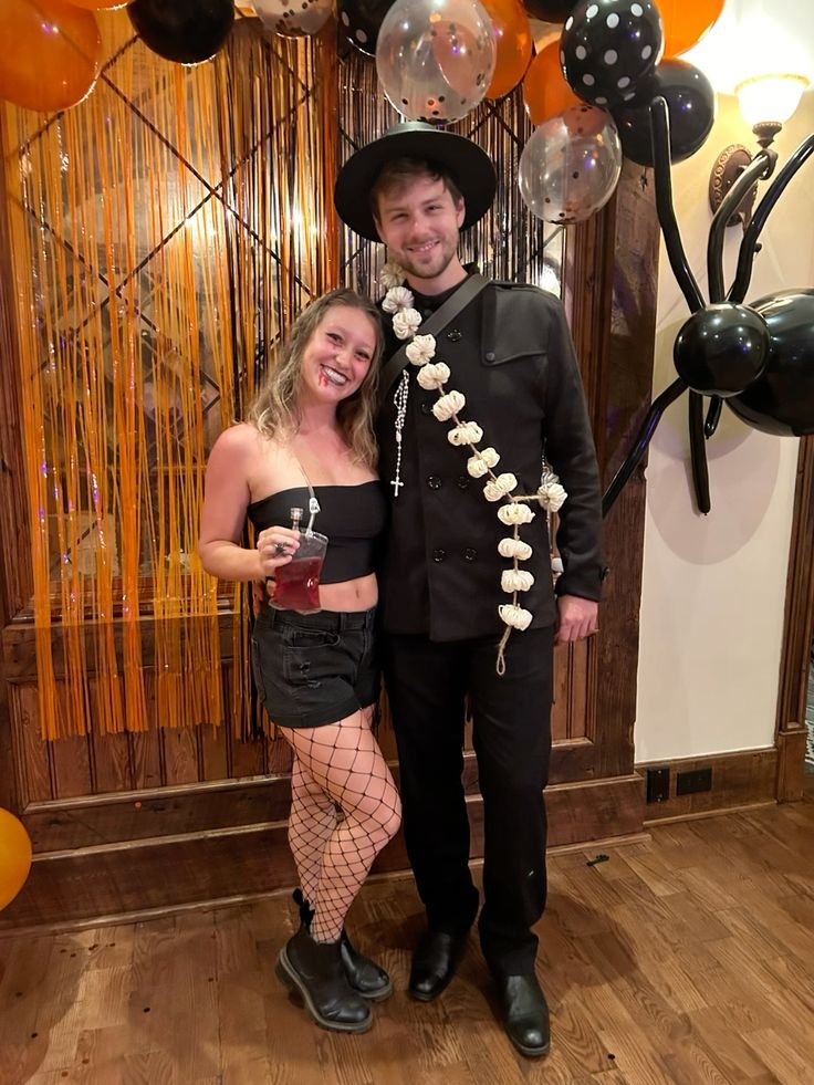 Vampire and Vampire Hunter Costume