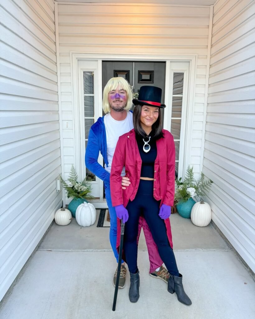 Violet and Willy Wonka Costume