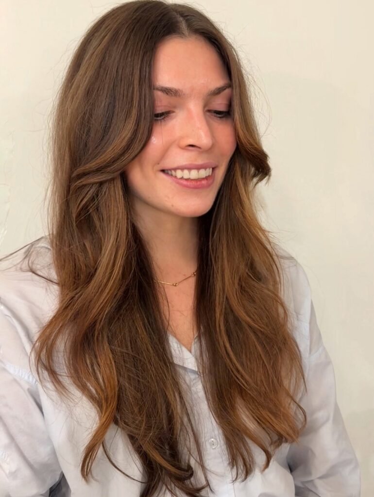 Warm Bronde Butterfly Layers