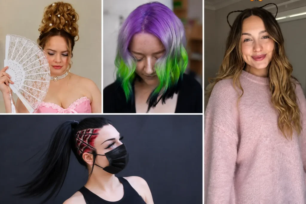 cute halloween hairstyles ideas